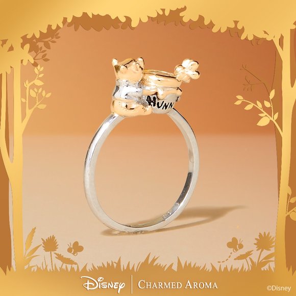 Disney Winnie The Pooh ring, 925 Sterling Silver Charmed Aroma - Picture 1 of 5